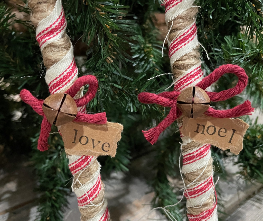 Primitive Style Candy Canes