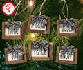 Set of 6 Farmhouse Ornaments