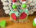Watermelon Bead Garland