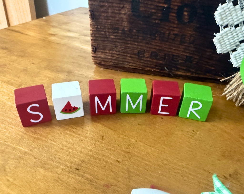 MINIATURE "Summer" Blocks