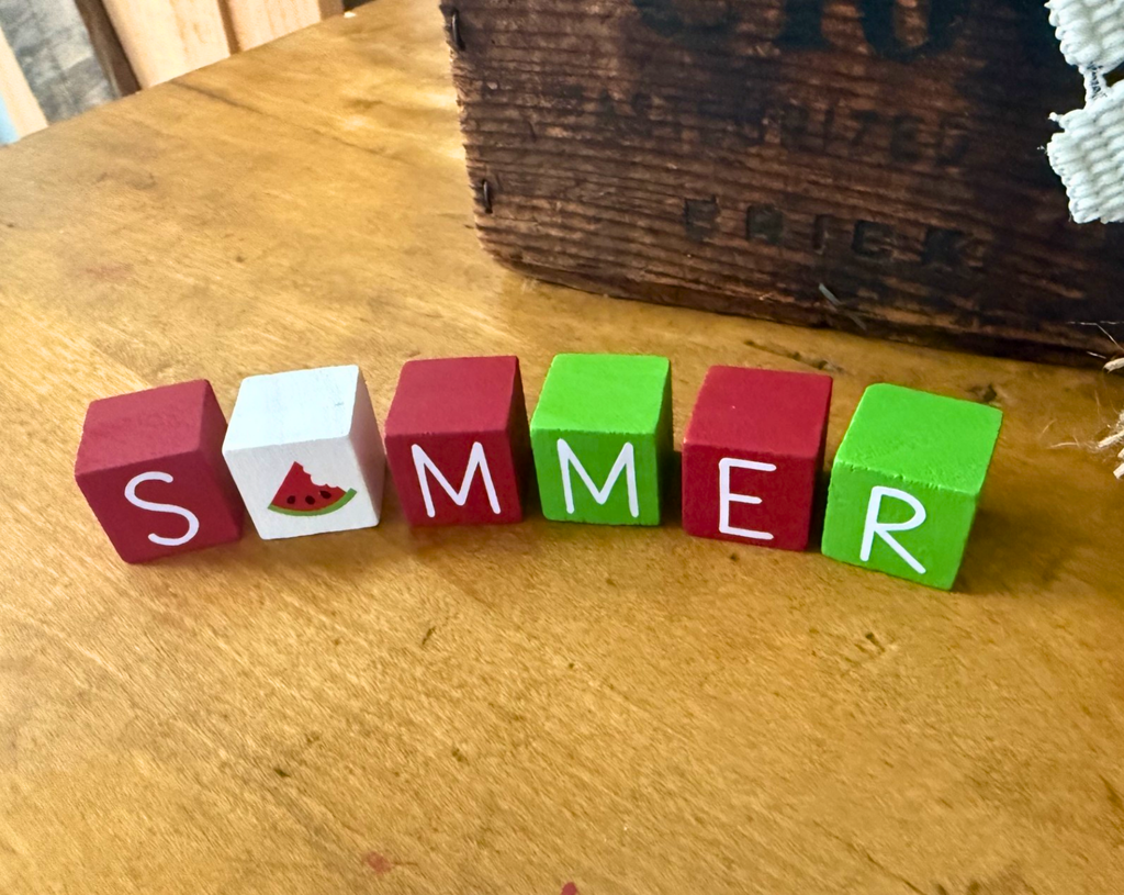 MINIATURE "Summer" Blocks