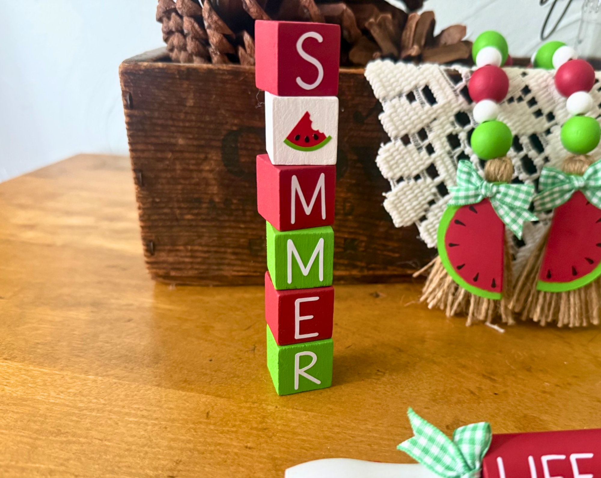 MINIATURE "Summer" Blocks