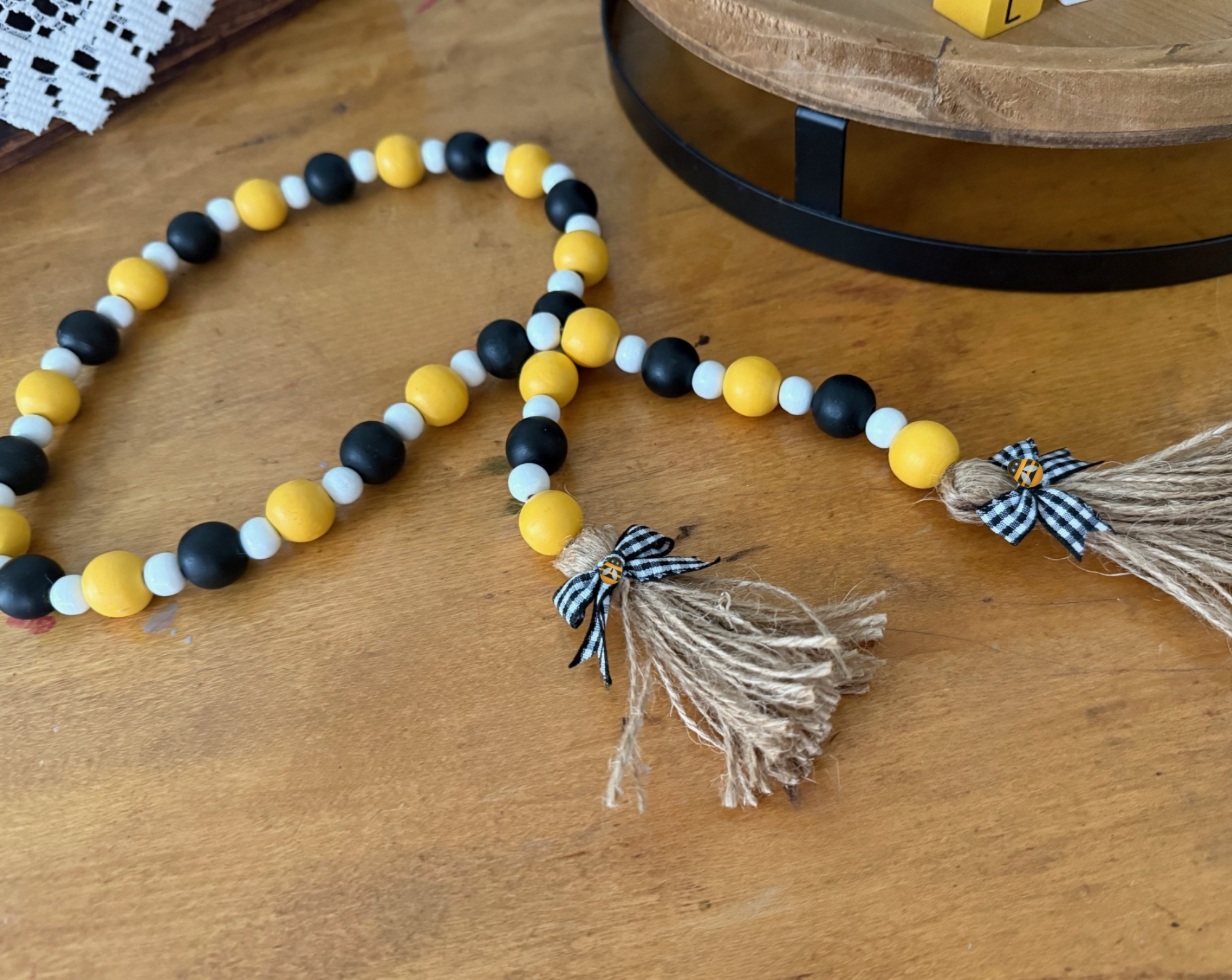 Bee Bead Garland