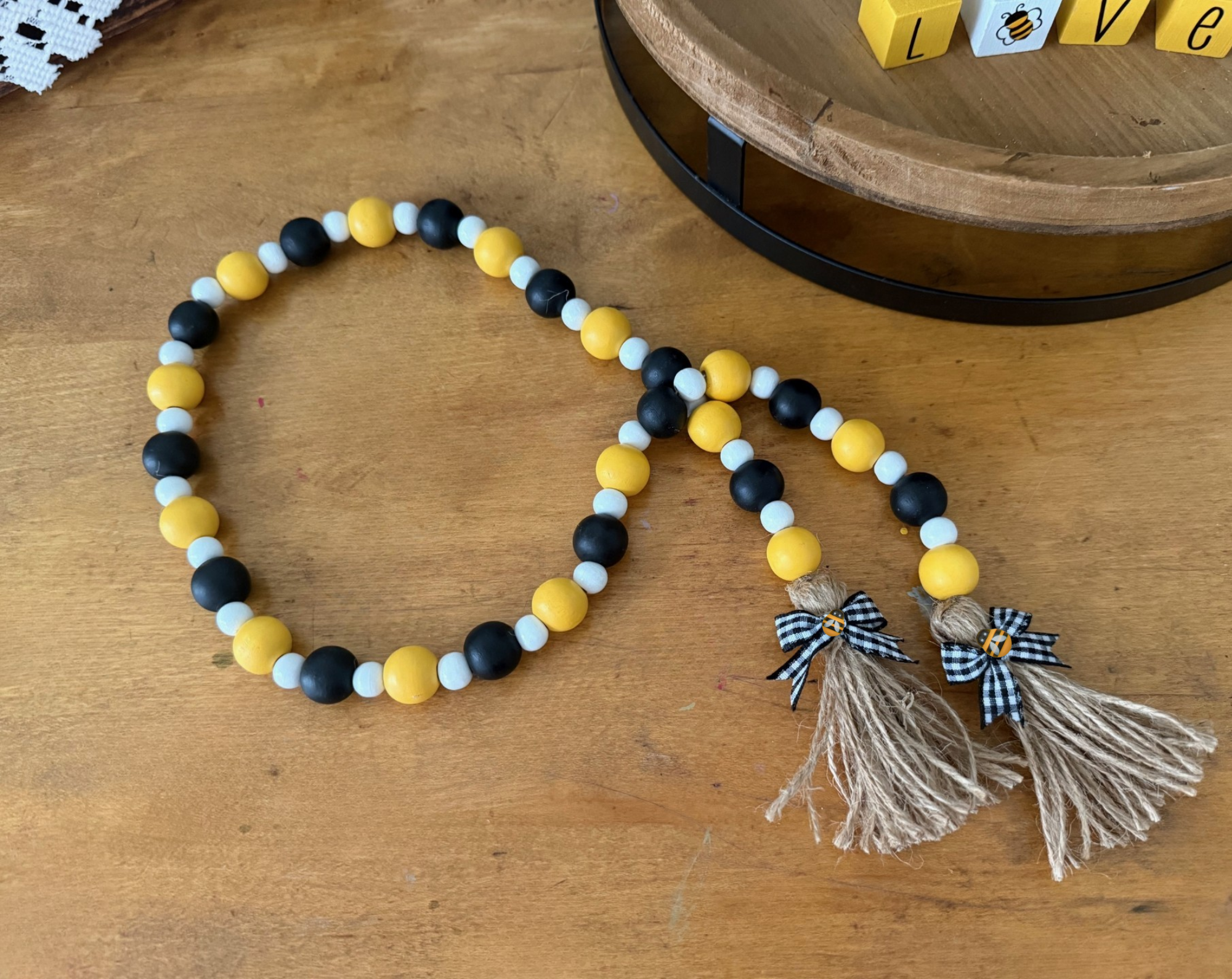 Bee Bead Garland