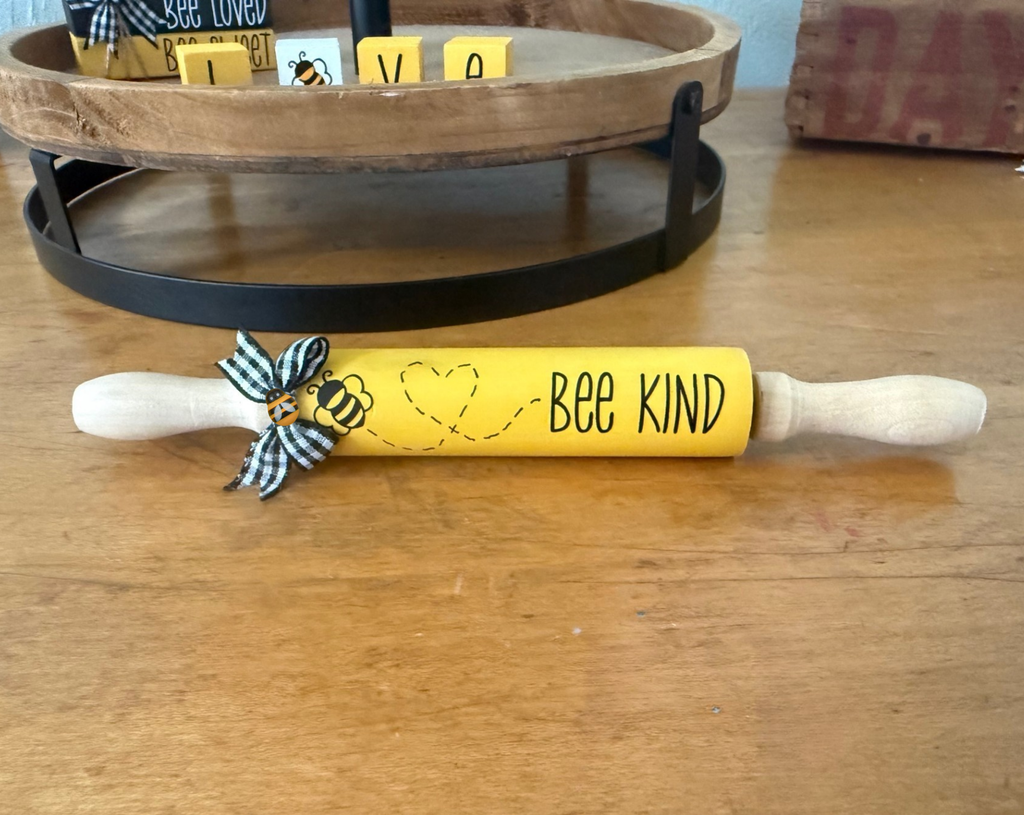 "Bee Kind" Mini Rolling Pin