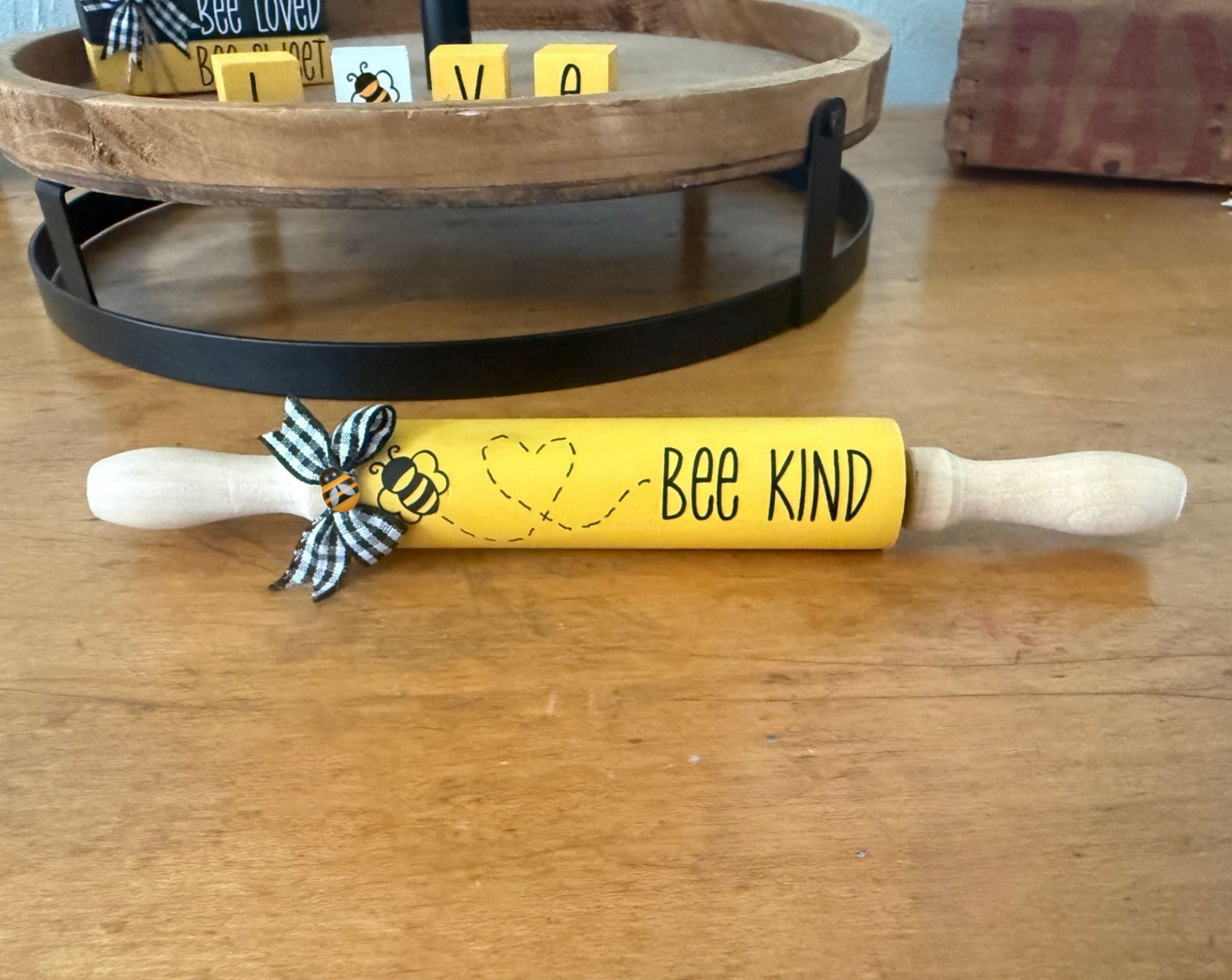 "Bee Kind" Mini Rolling Pin