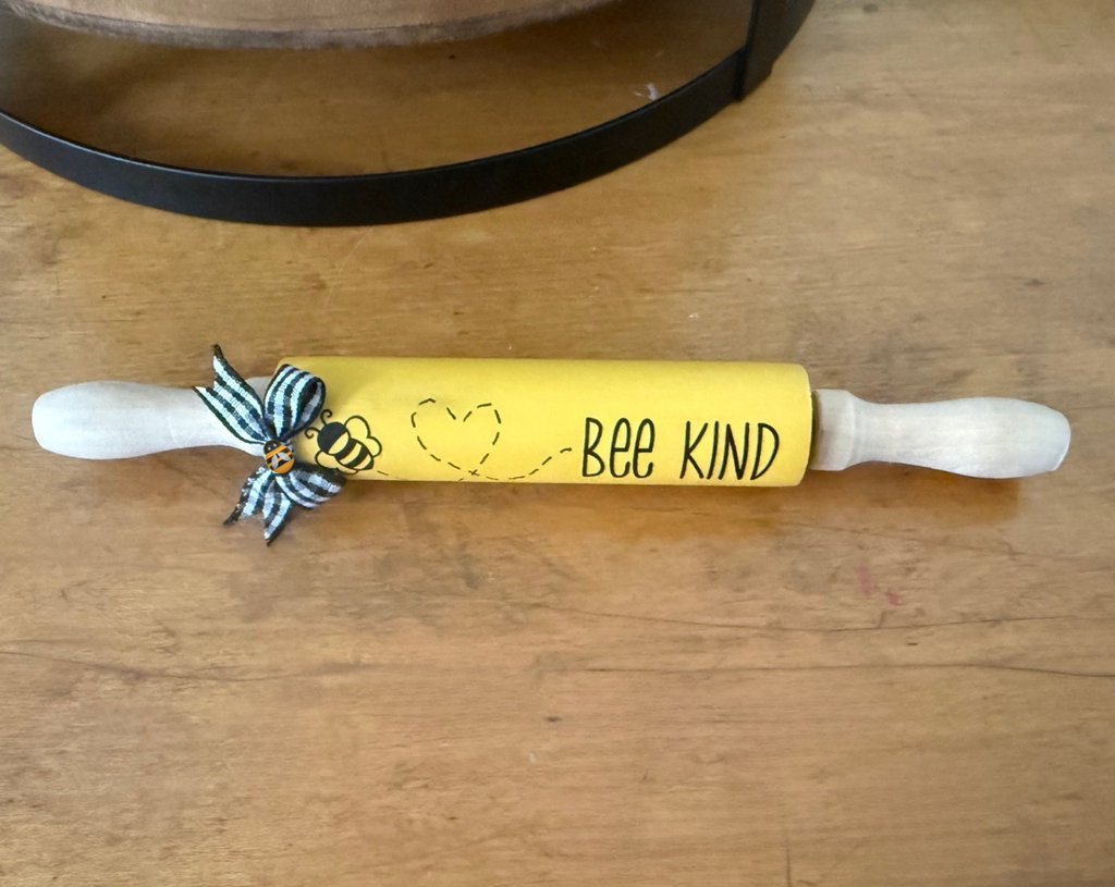 "Bee Kind" Mini Rolling Pin