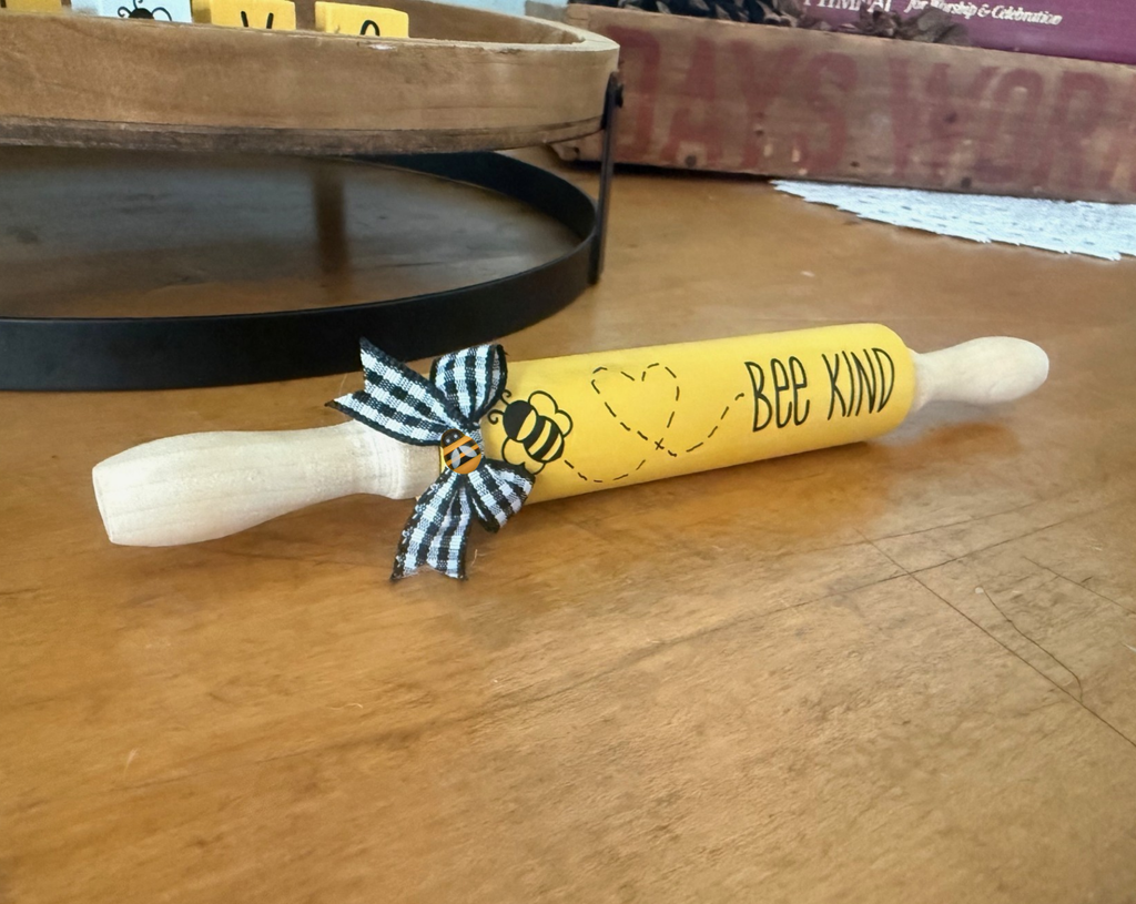 "Bee Kind" Mini Rolling Pin