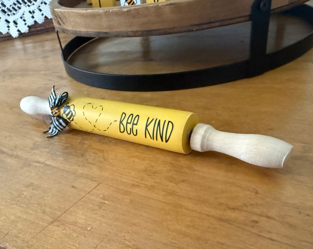 "Bee Kind" Mini Rolling Pin
