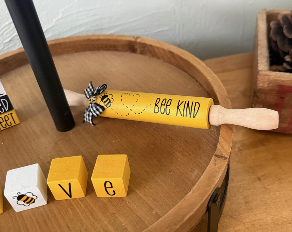 "Bee Kind" Mini Rolling Pin