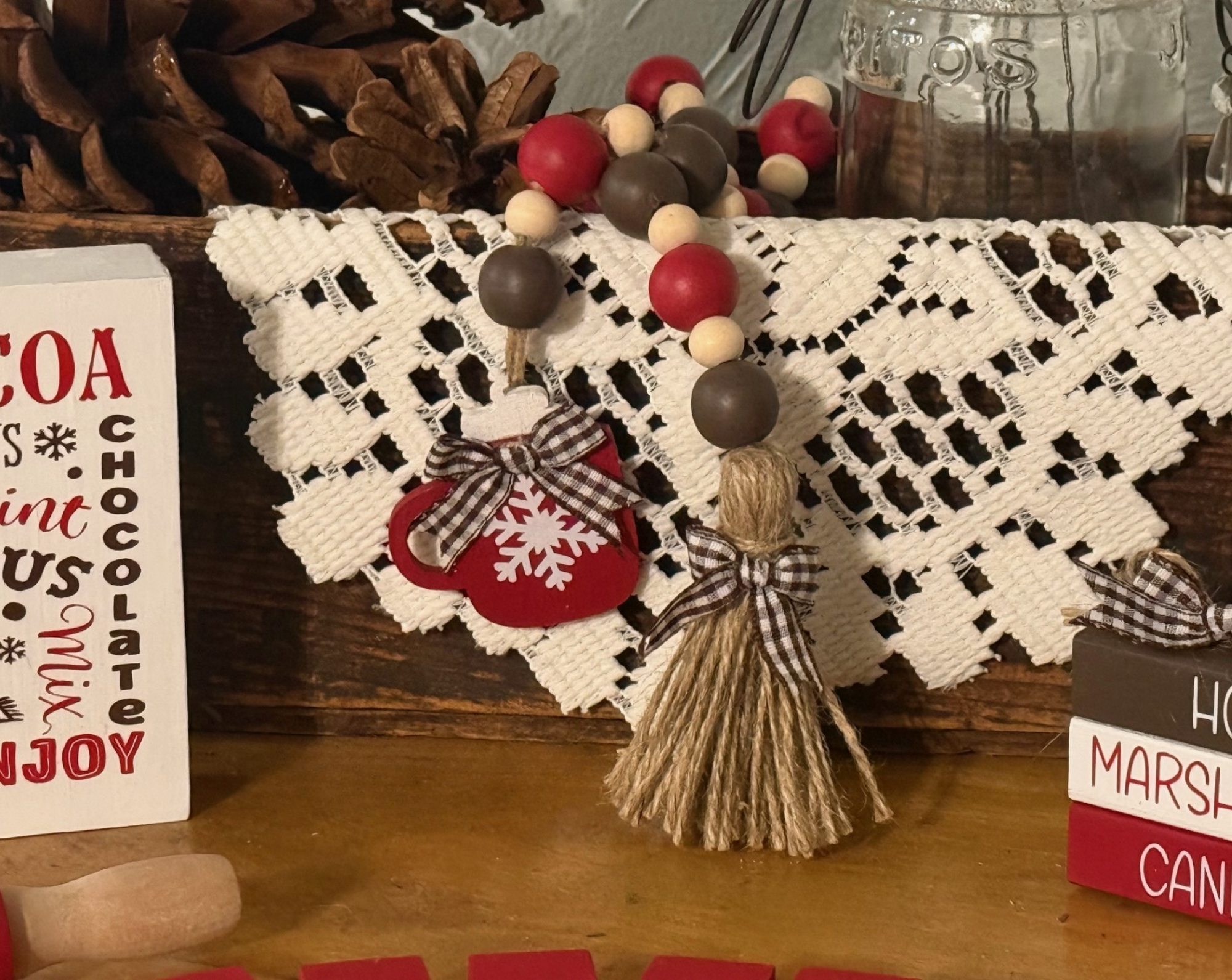 Hot Cocoa Bead Garland