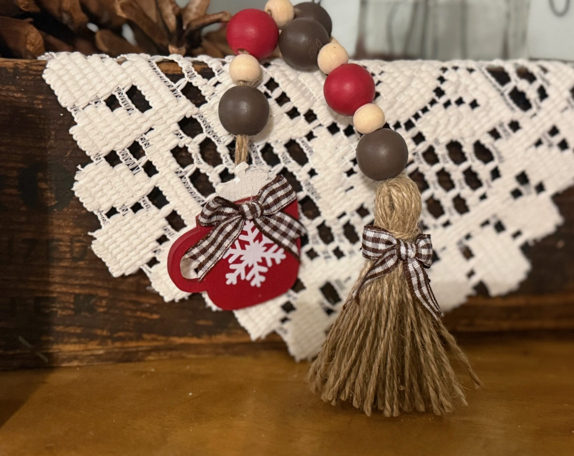 Hot Cocoa Bead Garland