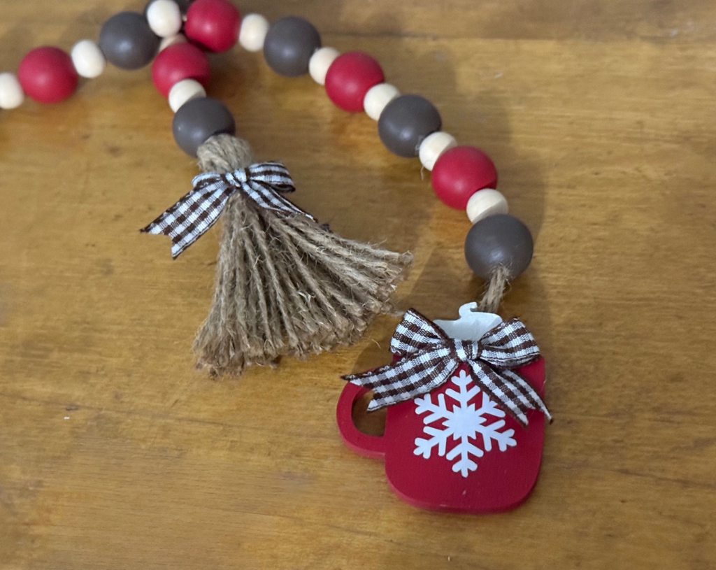 Hot Cocoa Bead Garland