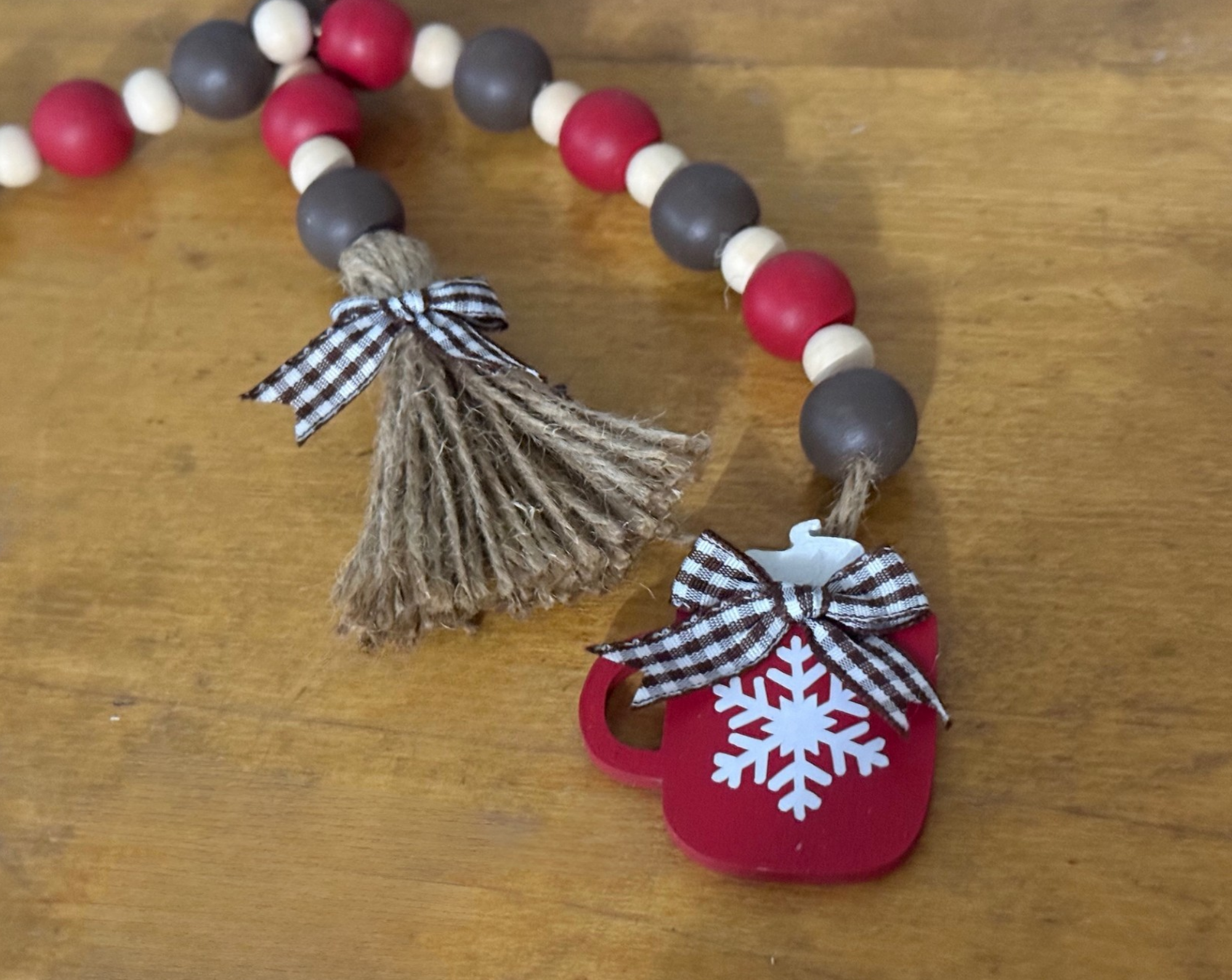 Hot Cocoa Bead Garland