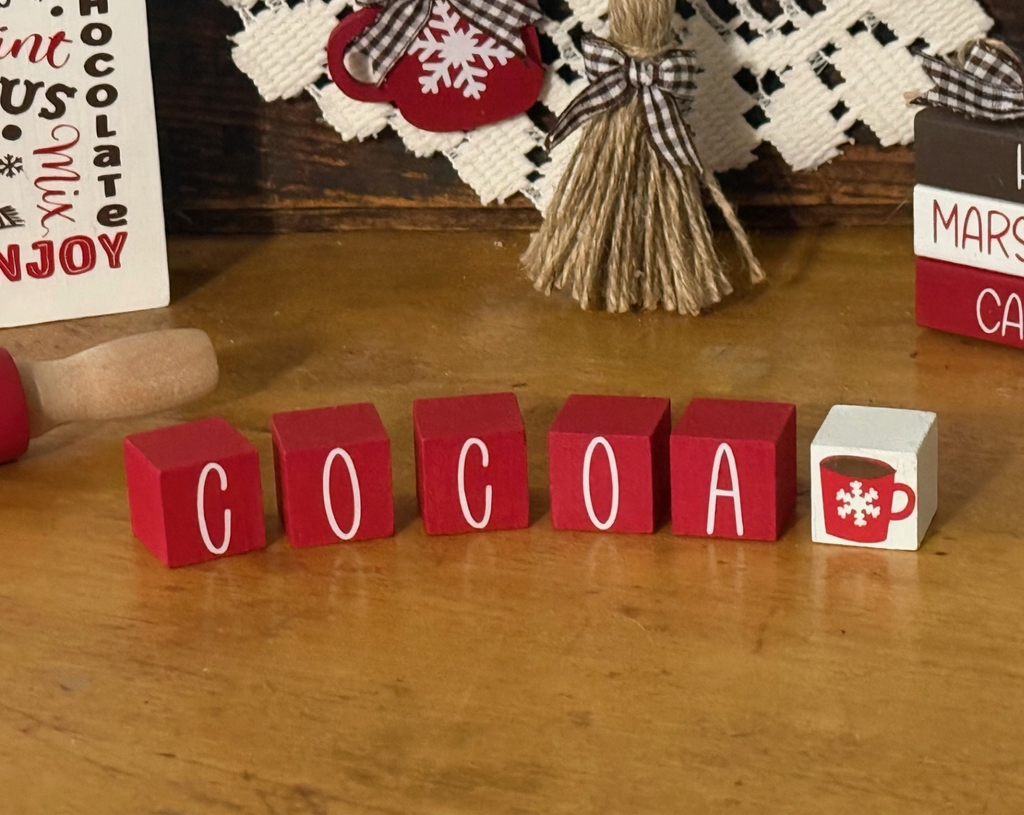 MINIATURE "Cocoa" Blocks