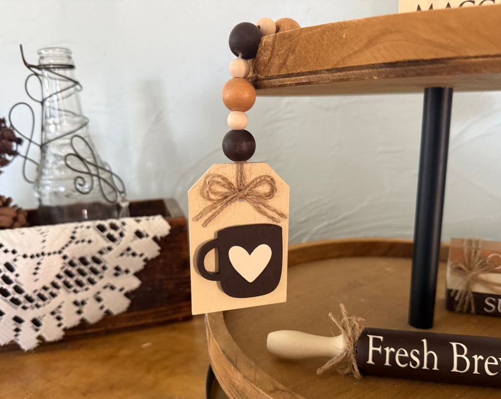 Coffee Bead Garland