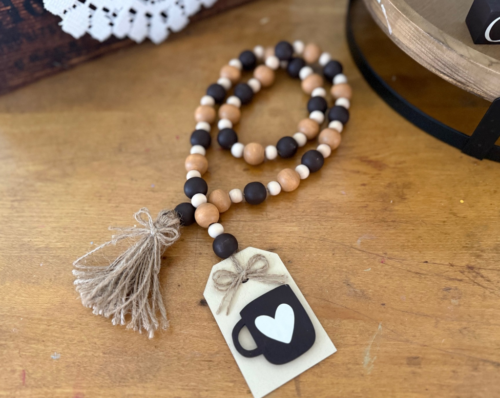 Coffee Bead Garland