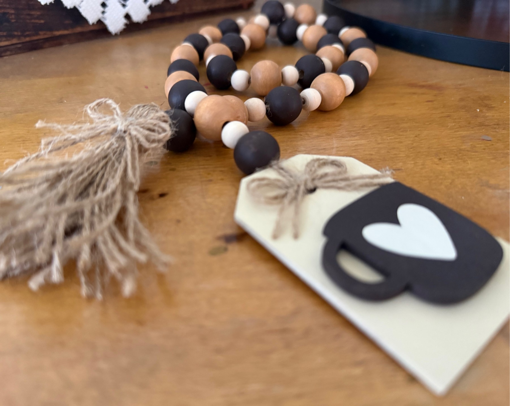 Coffee Bead Garland