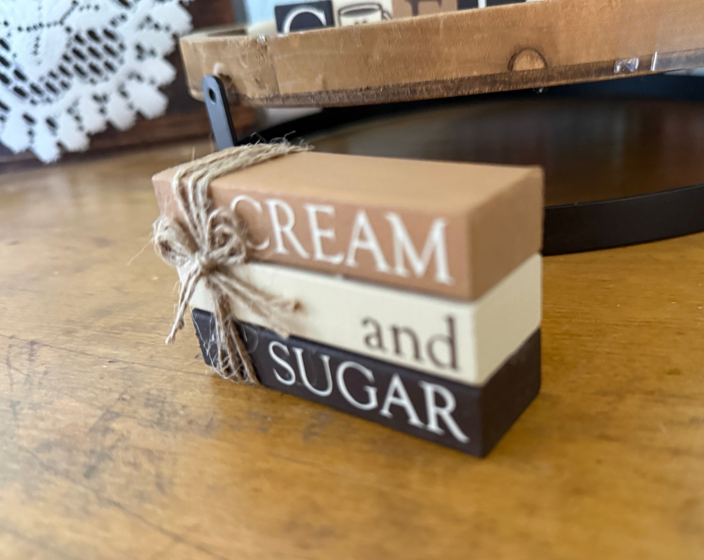 "Cream and Sugar" MINI Block Stack