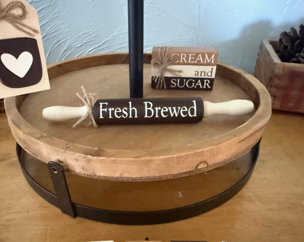 "Fresh Brewed" Mini Rolling Pin