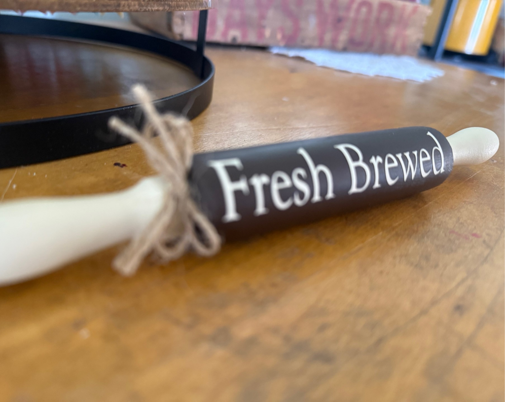 "Fresh Brewed" Mini Rolling Pin