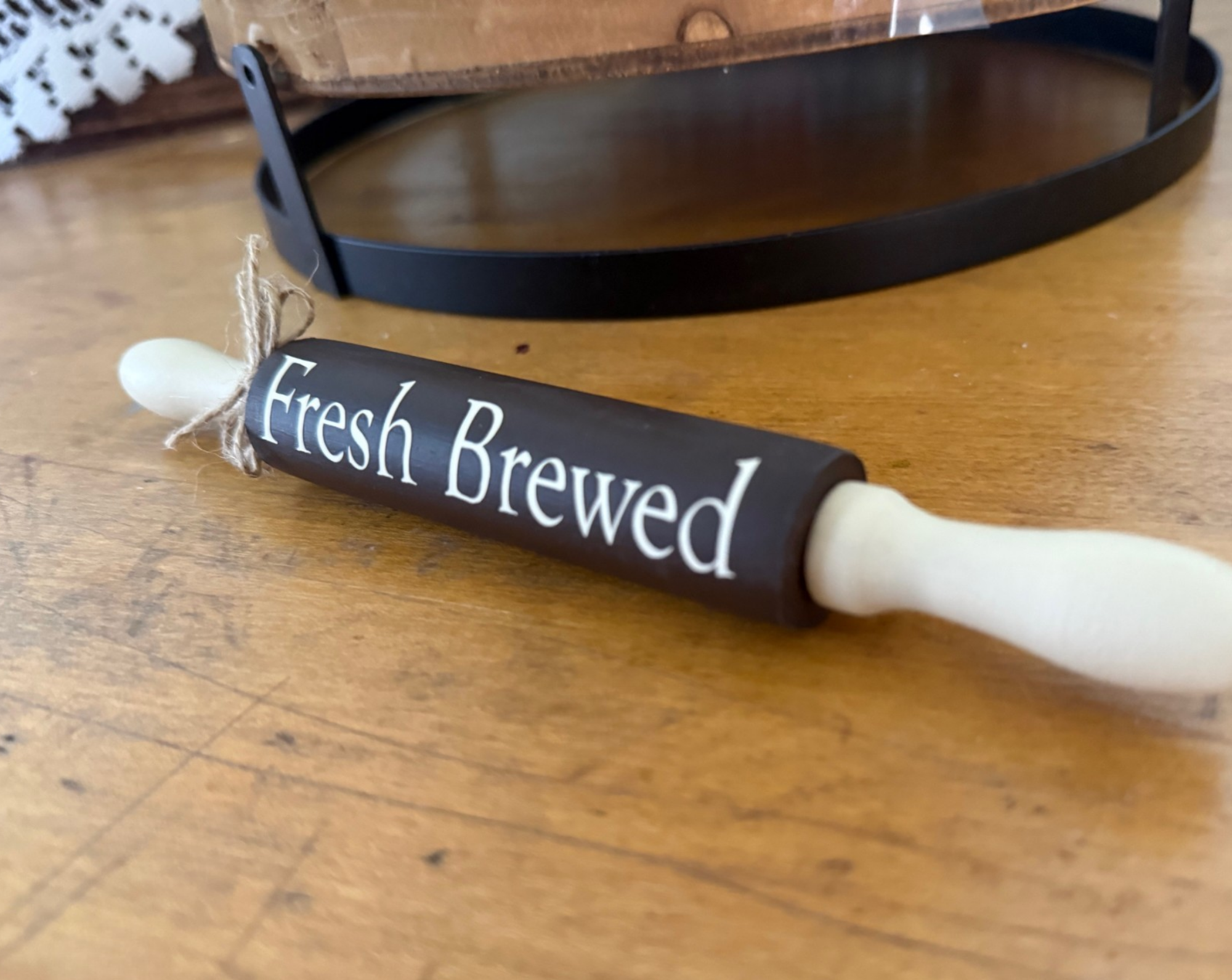 "Fresh Brewed" Mini Rolling Pin