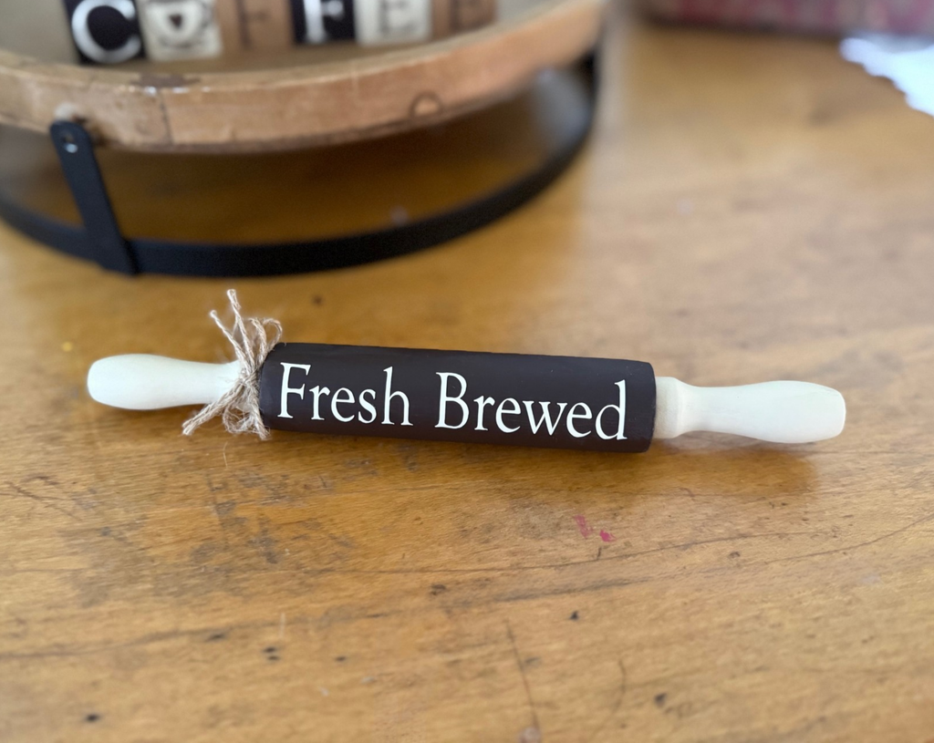 "Fresh Brewed" Mini Rolling Pin