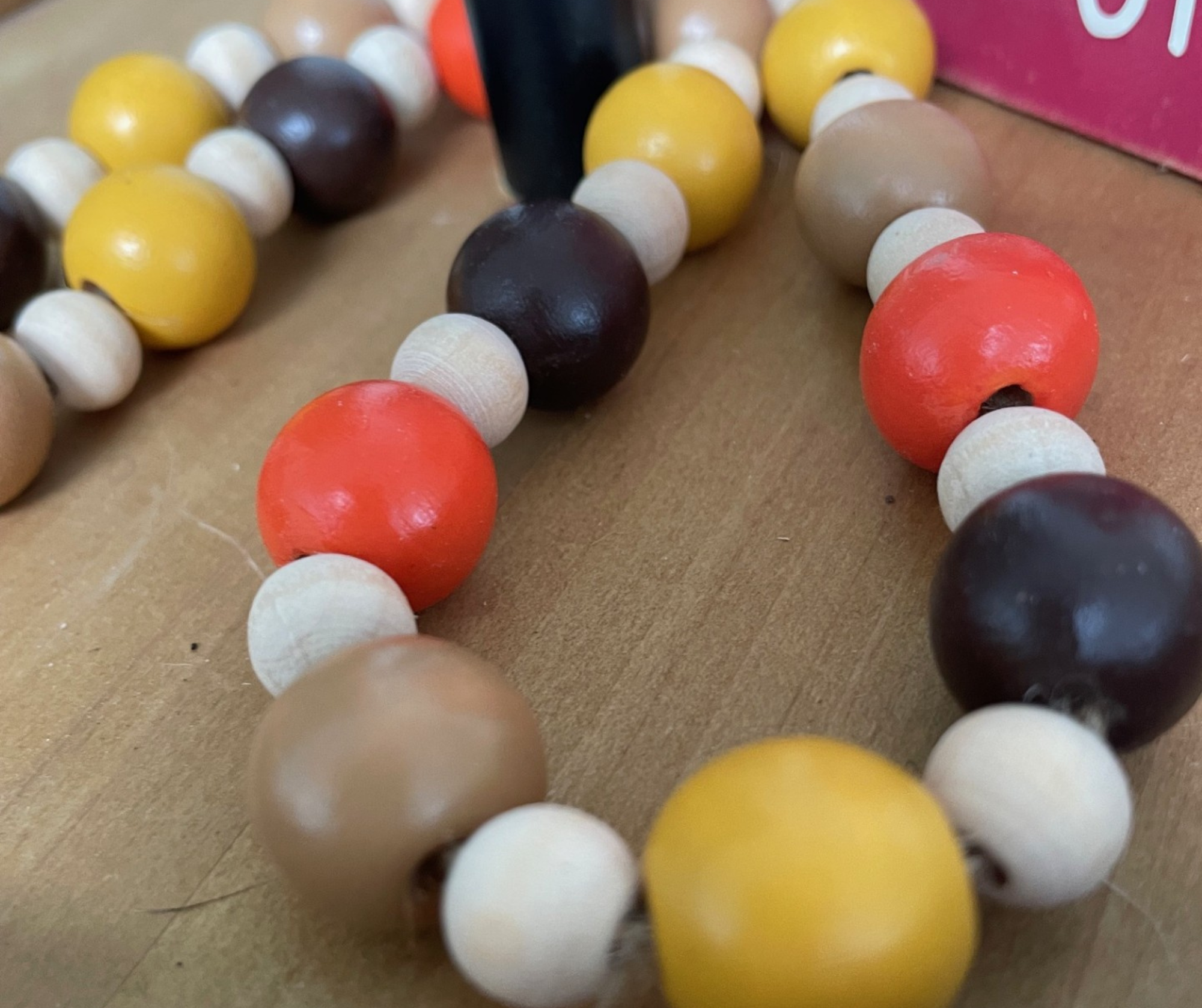 "Hello Fall" Bead Garland