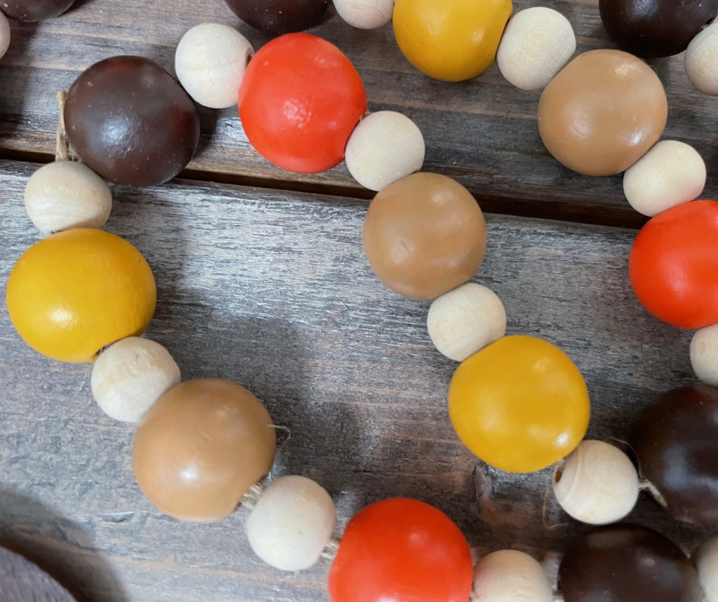 "Hello Fall" Bead Garland