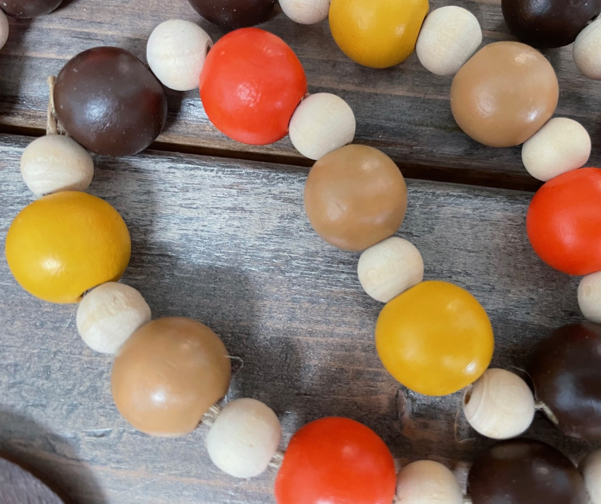 "Hello Fall" Bead Garland