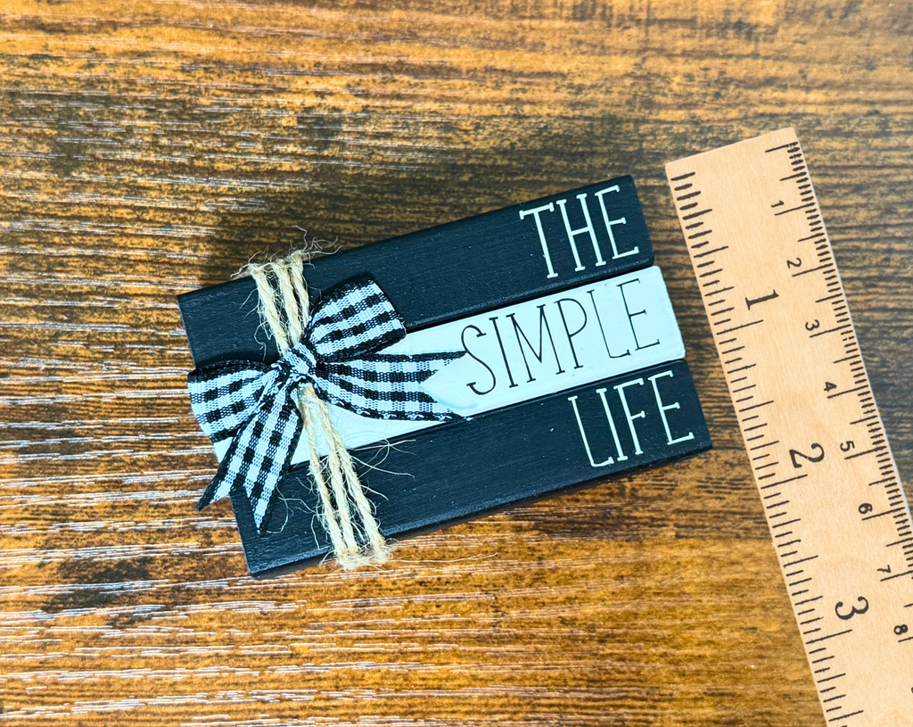 "The Simple Life" MINI Block Stack