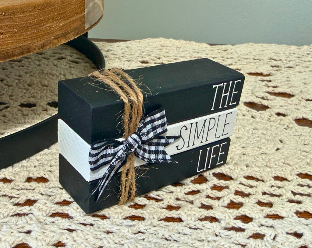 "The Simple Life" MINI Block Stack
