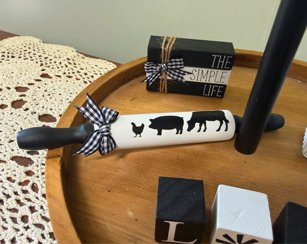 Farm Animals Mini Rolling Pin