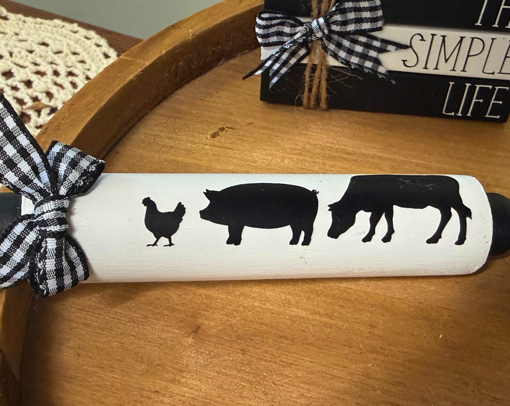 Farm Animals Mini Rolling Pin