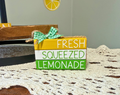 "Fresh Squeezed Lemonade" MINI Block Stack