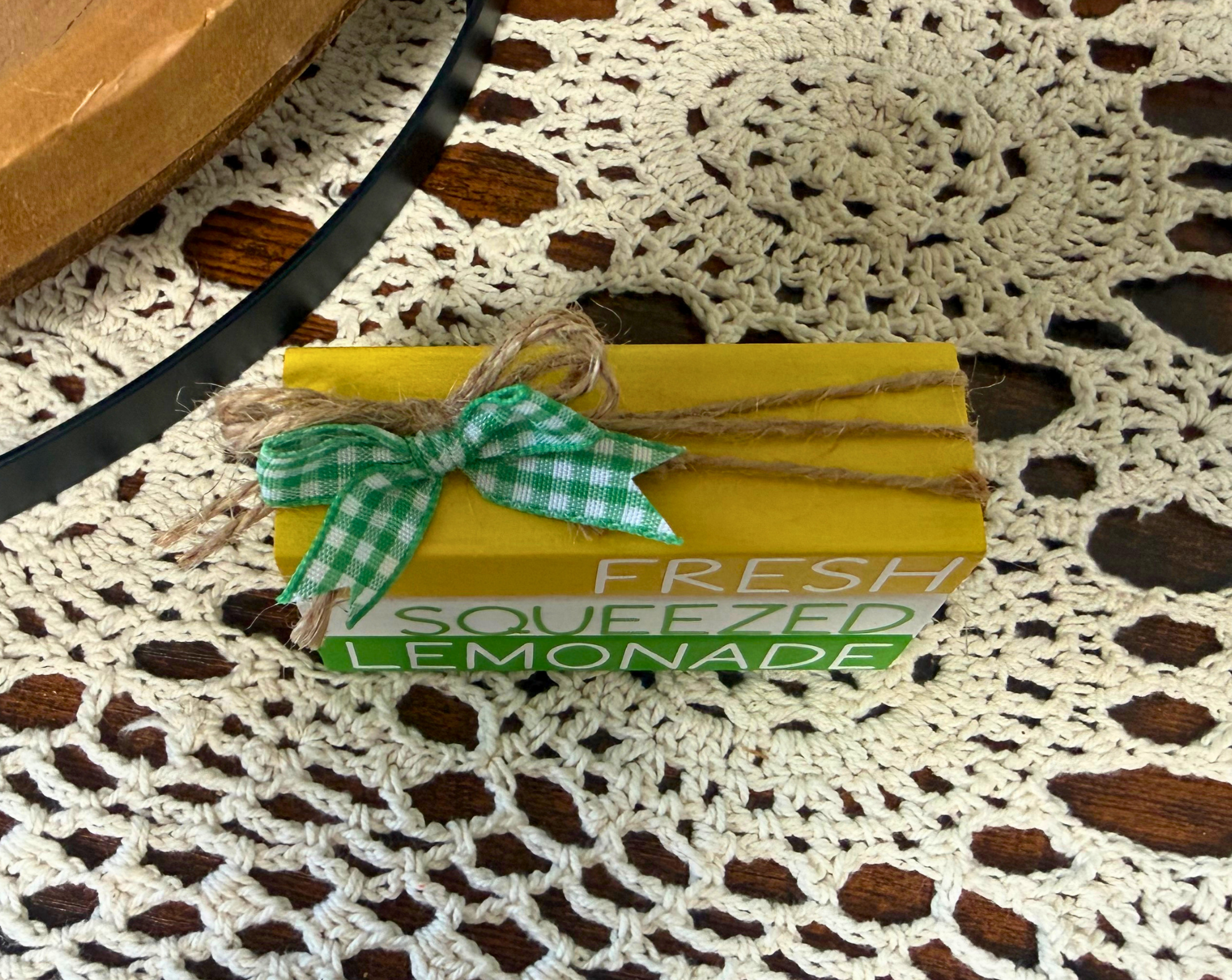 "Fresh Squeezed Lemonade" MINI Block Stack