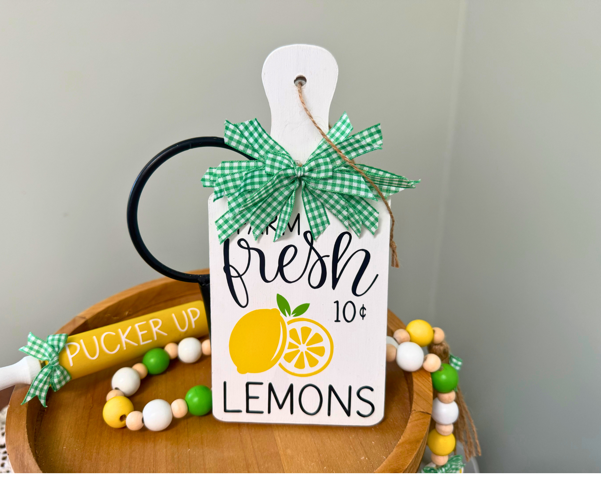 "Farm Fresh Lemons" Mini Cutting Board