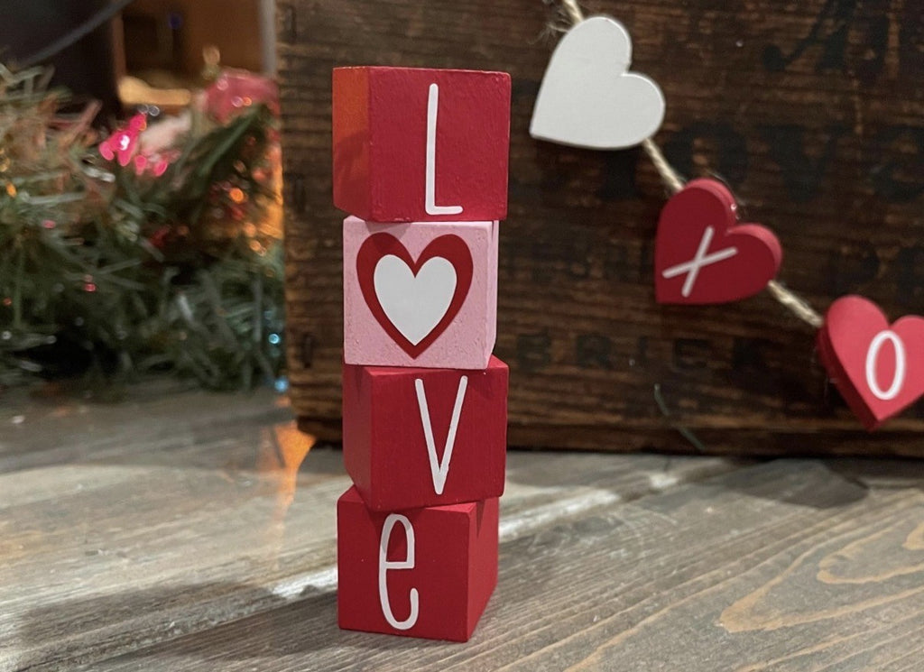 MINIATURE "Love" Blocks