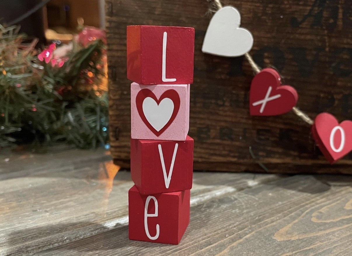 MINIATURE "Love" Blocks