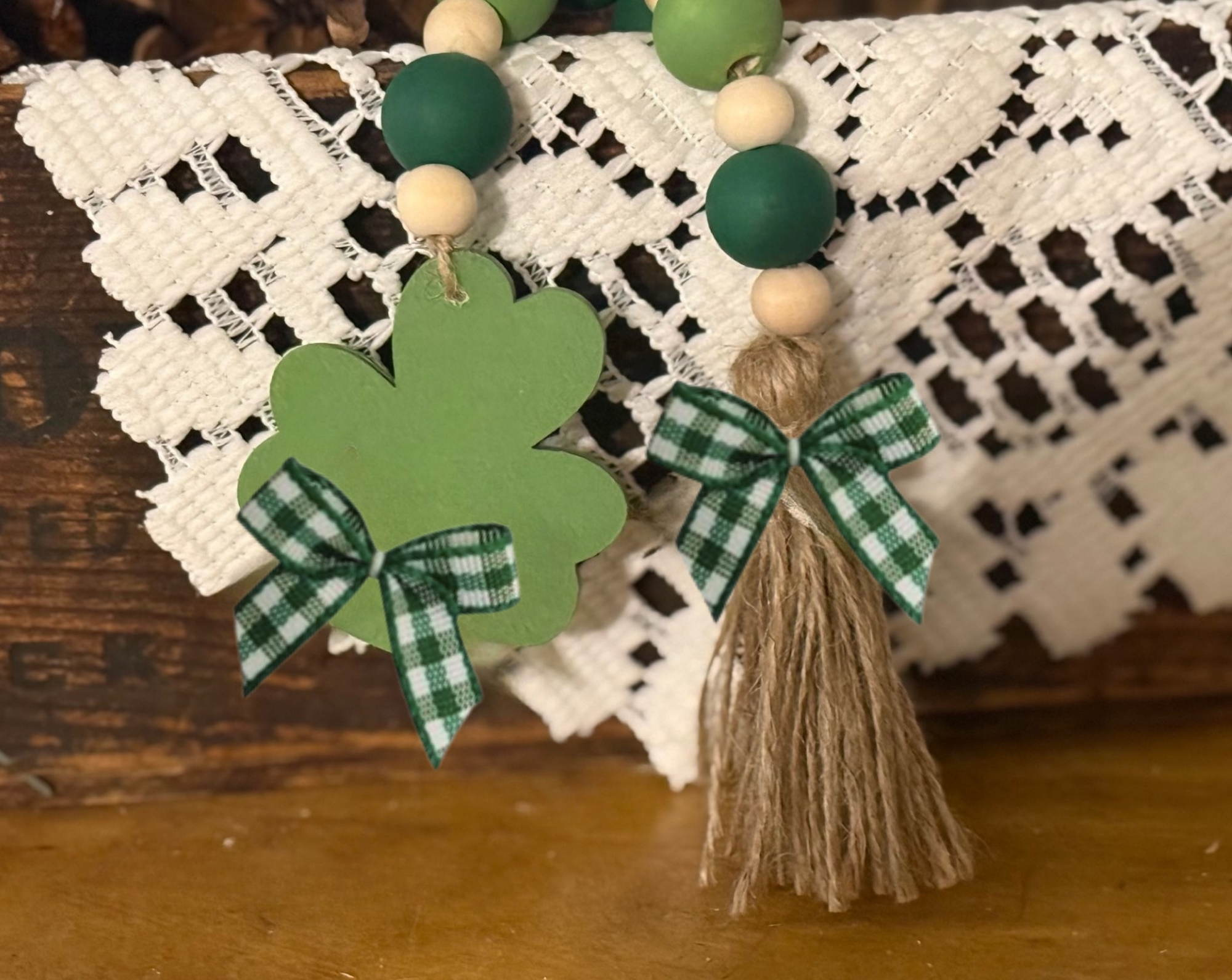 St. Patrick's Day Bead Garland