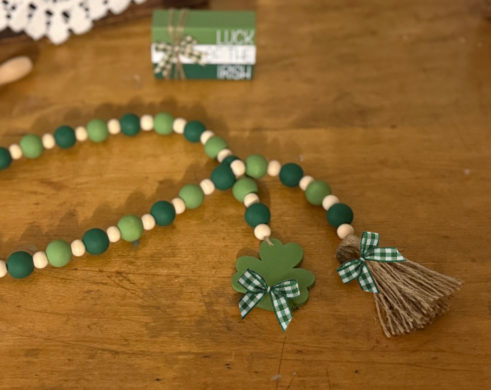 St. Patrick's Day Bead Garland