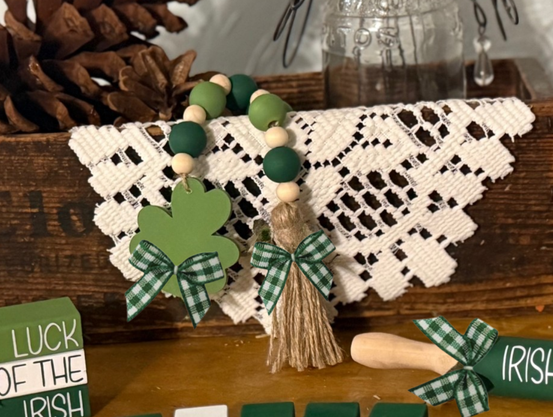 St. Patrick's Day Bead Garland
