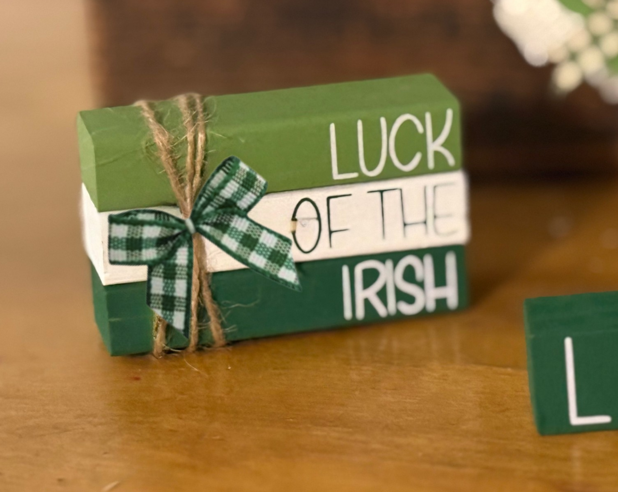 "Luck of the Irish" MINI Block Stack