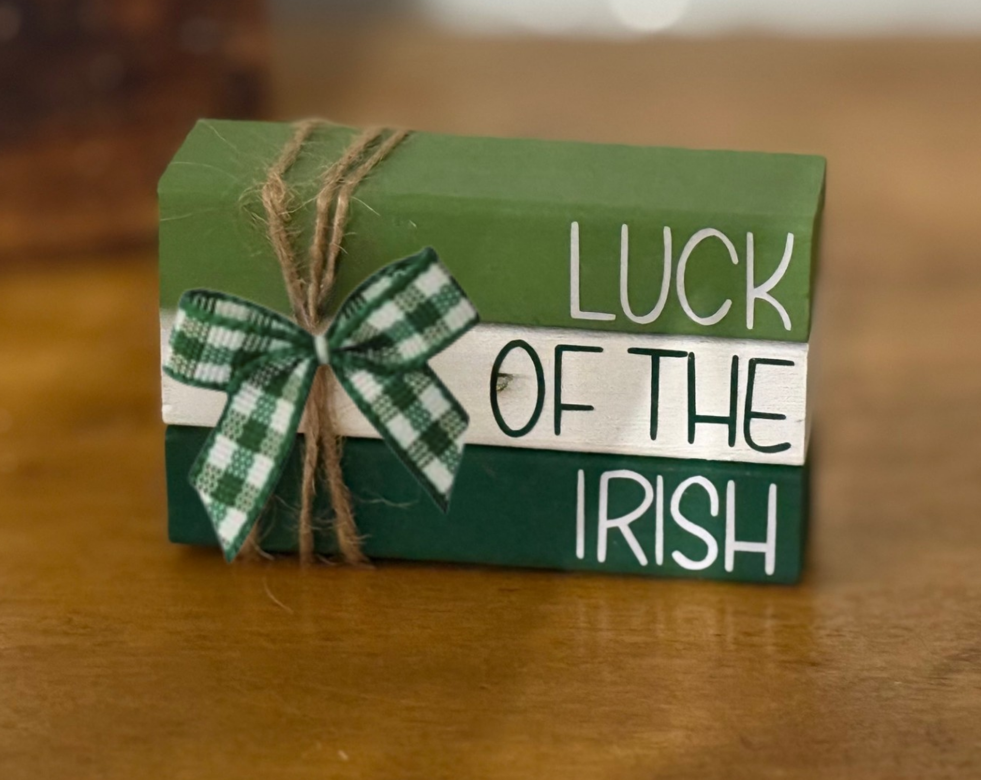 "Luck of the Irish" MINI Block Stack
