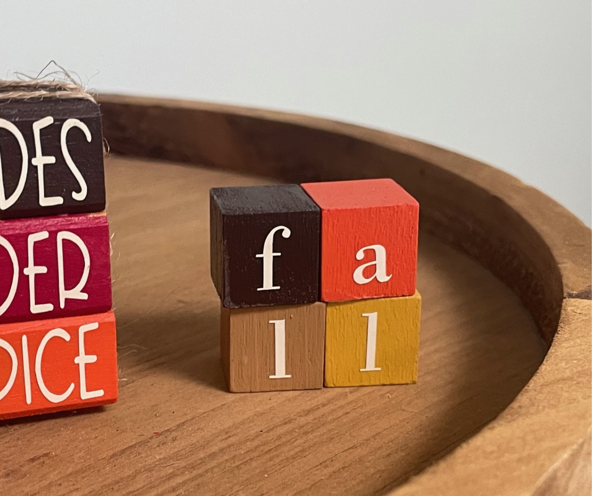 MINIATURE "Fall" Blocks