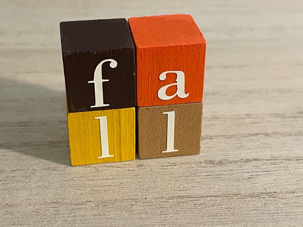 MINIATURE "Fall" Blocks