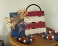 Patriotic Wood Pallet Flag