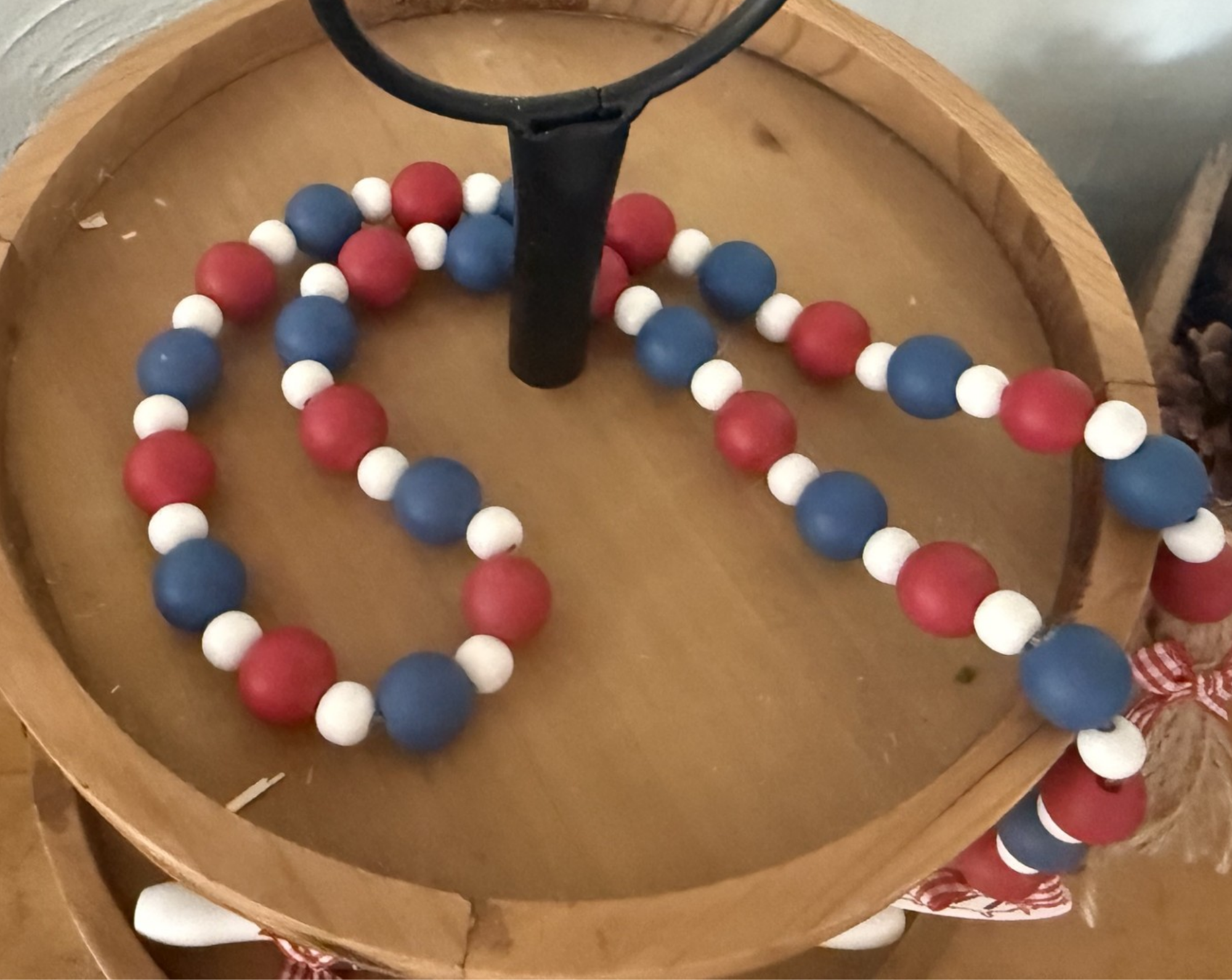 Patriotic Bead Garland
