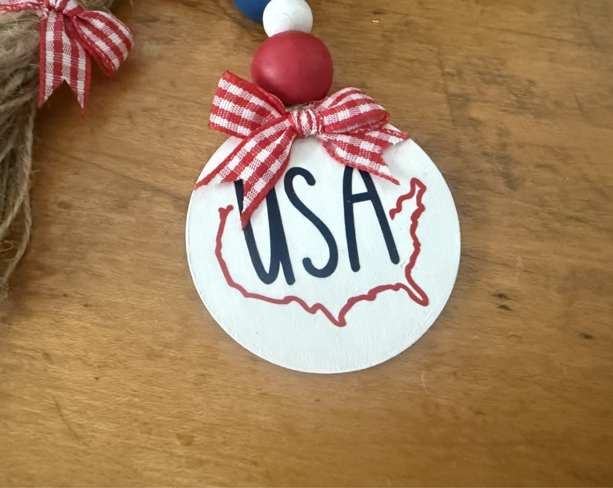 Patriotic Bead Garland