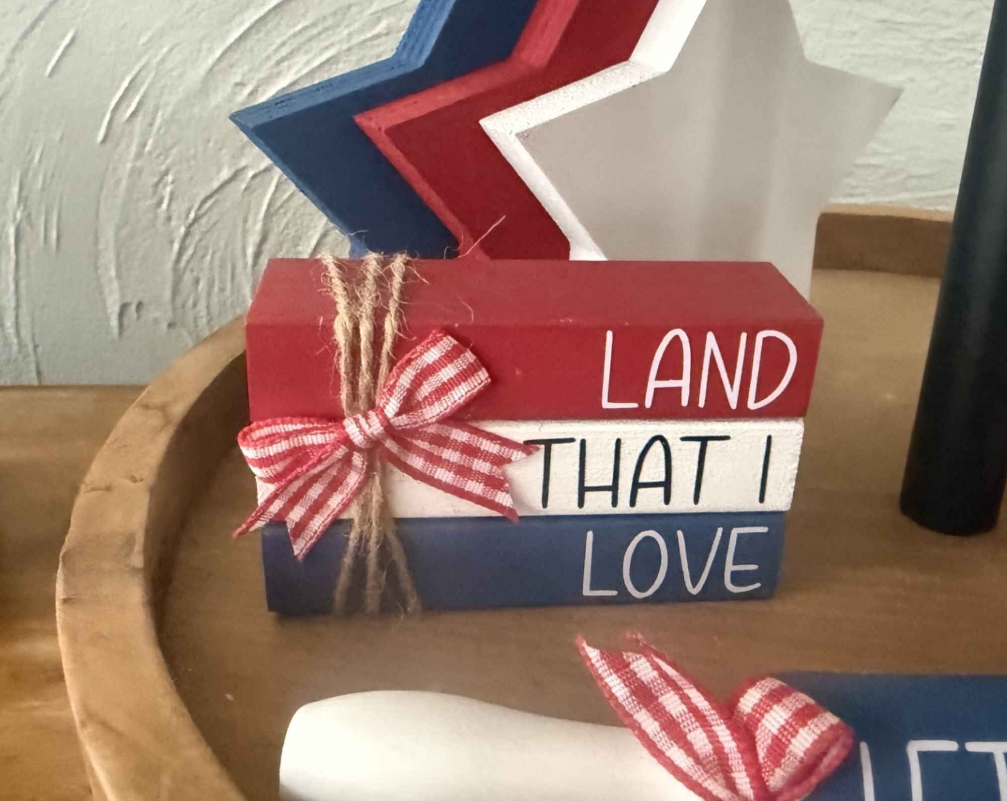 "Land That I Love" MINI Block Stack
